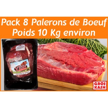 Pack 8 Paleron de Boeuf environ 10 Kg kasher lepessah