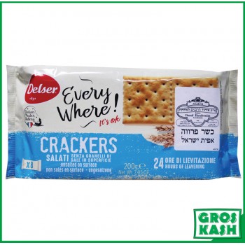 Crackers Italien non salés 200gr kasher BADATZ IHOUD HARABANIM