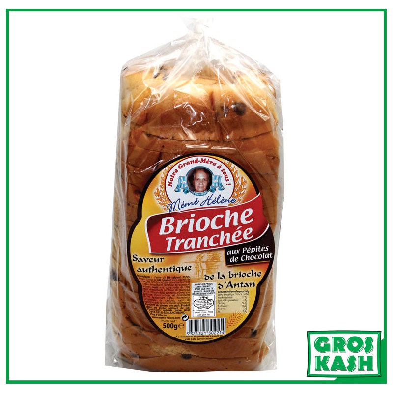 Brioche Tranchee Avec Pepites De Chocolat 500g Casher Parve