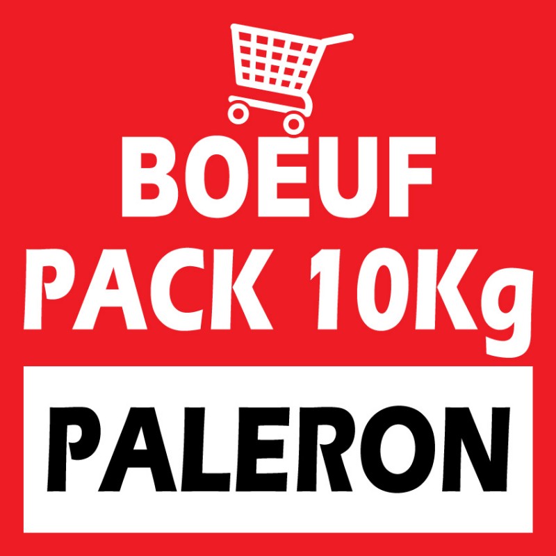 Pack Paleron de Bœuf environ 10Kg OFFRE FAMILIALE Casher Ihoud KLP-Boeuf surgelé cacher-GrosKash-