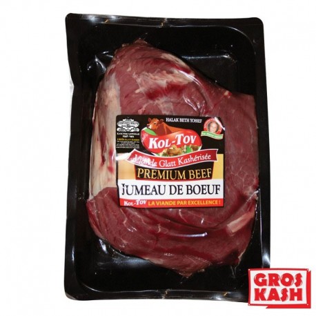 Jumeau de Boeuf entre 800g / 1Kg Glatt Casher Shrita Loubavitch-Surgelés cacher-GrosKash-