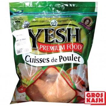 Cuisse de Poulet sachet environs 1 Kg kasher lepessah YESH IQF SHRITTA LOUBAVITCH