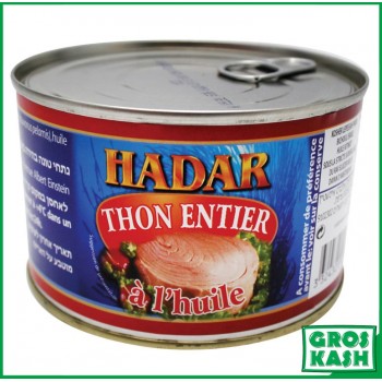 Hadar Thon à la'Huile 400gr kosher lepessah WOLFF ET BADATZ